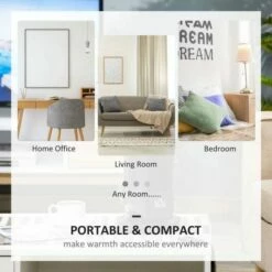 HOMCOM Oscillating Ceramic Space Heater With Remote Control 18 HOMCOM Oscillating Ceramic Space Heater With Remote Control -office furniture shop 1223090297 8