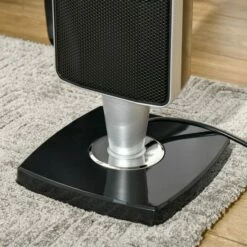 HOMCOM Ceramic Tower Heater With Remote Control And Oscillation In Black 18 HOMCOM Ceramic Tower Heater With Remote Control And Oscillation In Black -office furniture shop 1223090304 8