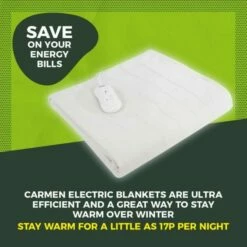 Carmen Single Fitted Electric Under Blanket 193cm X 91cm 12 Carmen Single Fitted Electric Under Blanket 193cm X 91cm -office furniture shop 1223091007 4