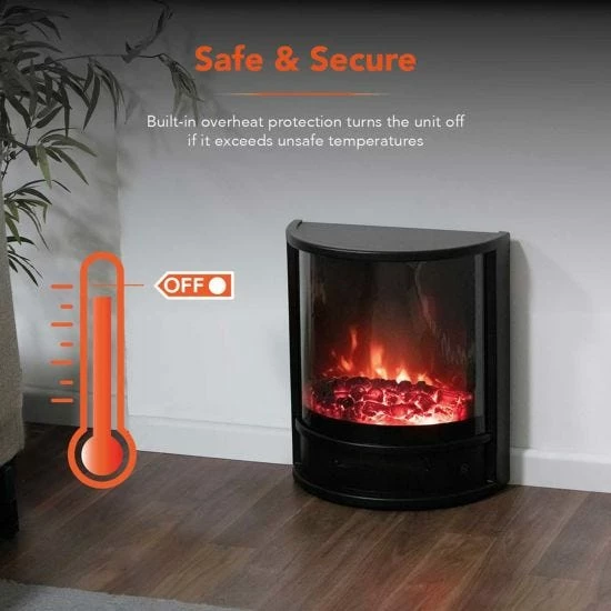 Warmlite Lavenham 1.8KW Electric Log Effect Fire Stove 11 Warmlite Lavenham 1.8KW Electric Log Effect Fire Stove - Image 9