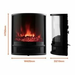 Warmlite Lavenham 1.8KW Electric Log Effect Fire Stove 12 Warmlite Lavenham 1.8KW Electric Log Effect Fire Stove -office furniture shop 1223091018 9