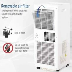 Homcom 1080W Mobile Air Conditioner 17 Homcom 1080W Mobile Air Conditioner -office furniture shop 1223100028 7