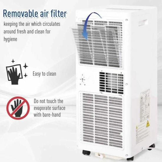 Homcom 650W Mobile Air Conditioner 9 Homcom 650W Mobile Air Conditioner - Image 7