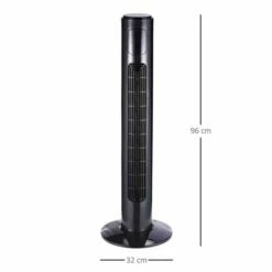 Homcom 38 Inch Oscillating Tower Fan 14 Homcom 38 Inch Oscillating Tower Fan -office furniture shop 1223100033 2