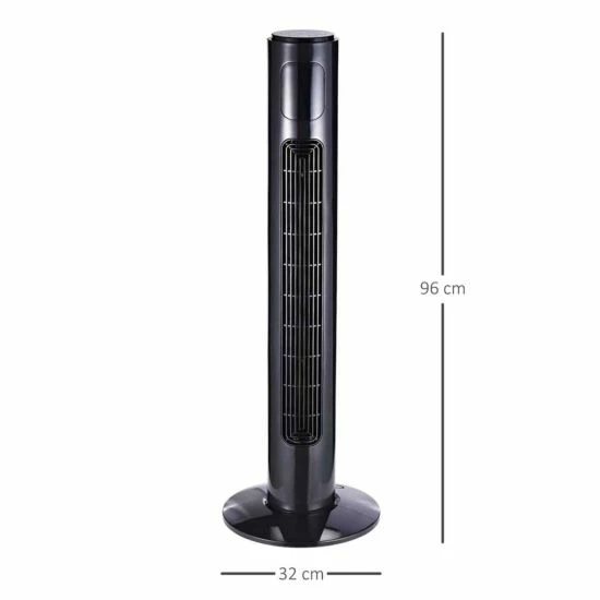Homcom 38 Inch Oscillating Tower Fan 5 Homcom 38 Inch Oscillating Tower Fan - Image 3