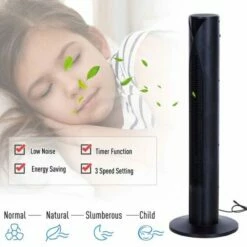 Homcom 96cm Oscillating Tower Fan 18 Homcom 96cm Oscillating Tower Fan -office furniture shop 1223100036 7