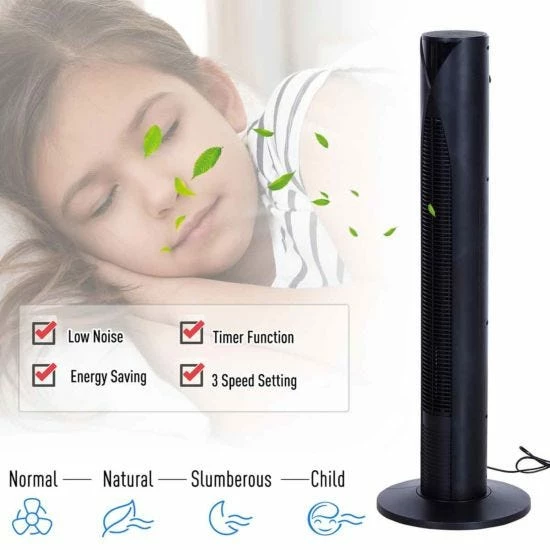 Homcom 96cm Oscillating Tower Fan 10 Homcom 96cm Oscillating Tower Fan - Image 8