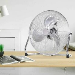 Homcom 100W Metal Fan -office furniture shop 1223100037 3