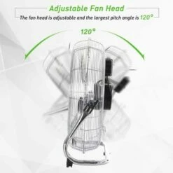 Homcom 100W Metal Fan -office furniture shop 1223100037 6