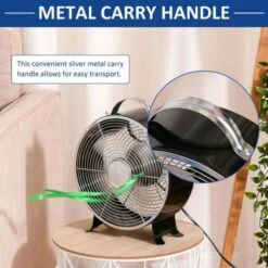 Homcom 26cm Metal Fan 15 Homcom 26cm Metal Fan -office furniture shop 1223100038 3