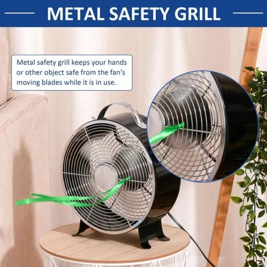 Homcom 26cm Metal Fan 8 Homcom 26cm Metal Fan - Image 6