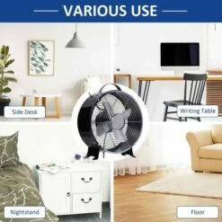 Homcom 26cm Metal Fan 18 Homcom 26cm Metal Fan -office furniture shop 1223100038 6