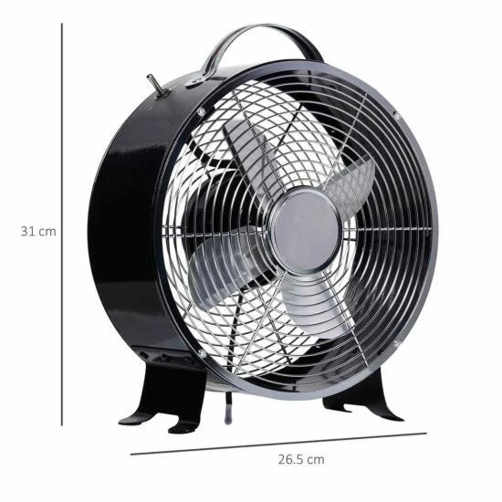 Homcom 26cm Metal Fan 10 Homcom 26cm Metal Fan - Image 8