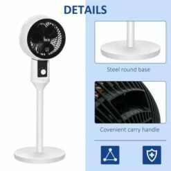 Homcom 80cm Oscillating Air Circulator Fan 15 Homcom 80cm Oscillating Air Circulator Fan -office furniture shop 1223100040 4