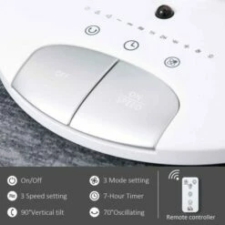 Homcom 70cm Oscillating Air Circulator Fan 13 Homcom 70cm Oscillating Air Circulator Fan -office furniture shop 1223100041 2