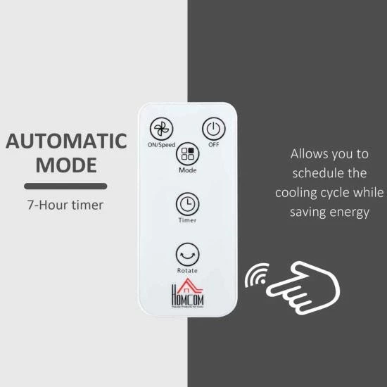 Homcom 70cm Oscillating Air Circulator Fan 9 Homcom 70cm Oscillating Air Circulator Fan - Image 7