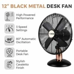 Cavaletto 12 Inch Desk Fan -office furniture shop 1223100072 2