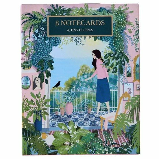 Botanica Pack Of 8 Note Cards With Matching Envelopes 4 Botanica Pack Of 8 Note Cards With Matching Envelopes - Image 2