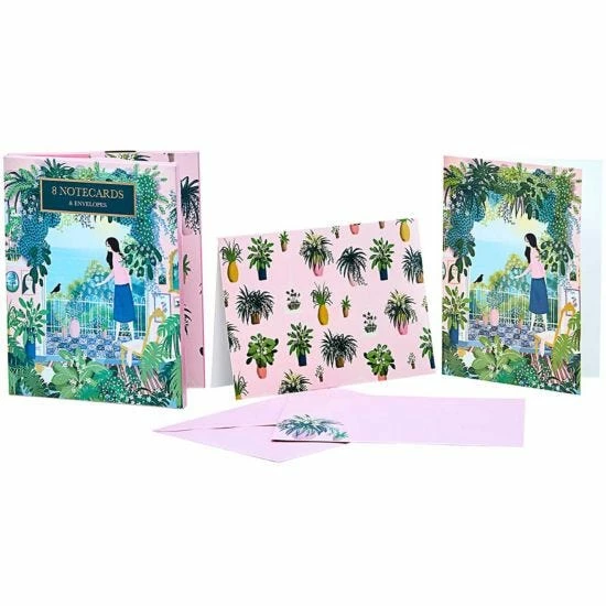 Botanica Pack Of 8 Note Cards With Matching Envelopes 3 Botanica Pack Of 8 Note Cards With Matching Envelopes