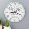 Personalised Mr And Mrs Wooden Clock -office furniture shop 2700040162 1
