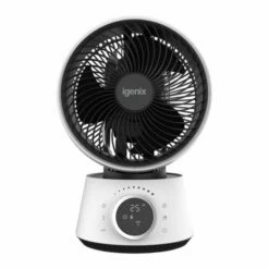 Igenix 9 Inch Digital Air Circulator Fan In White
